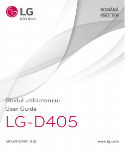 Manual LG D405 Telefon mobil