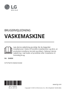 Brugsanvisning LG F4WV410S3W Vaskemaskine