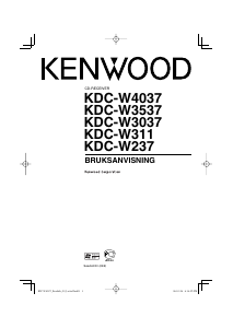 Bruksanvisning Kenwood KDC-W237 Bilradio