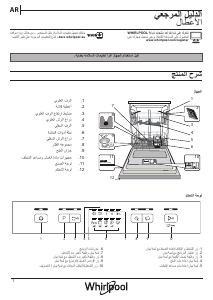 كتيب ويرلبول WFE 2B19 UK N غسالة صحون