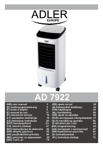 Mode d’emploi Adler AD 7922 Climatiseur