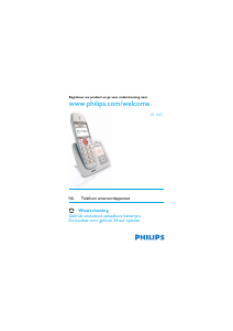 Handleiding Philips XL6652C Draadloze telefoon