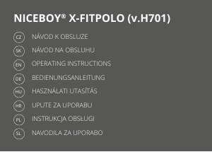 Návod Niceboy X-Fitpolo Monitor aktivity