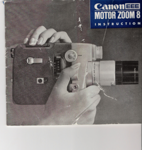 Manual Canon Motor Zoom 8 Camcorder