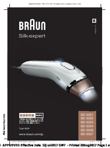 Handleiding Braun BD 5003 Silk-Expert IPL-apparaat