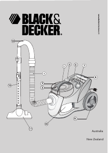 Handleiding Black and Decker BLB1401 Stofzuiger