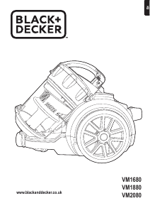 Manual Black and Decker VM1880 Vacuum Cleaner
