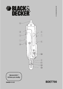 Manuál Black and Decker BDET700 Šroubovák