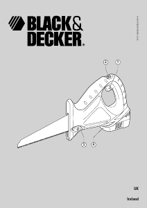Manual Black and Decker CS143K Reciprocating Saw