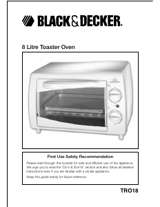 Handleiding Black and Decker TRO18 Oven