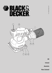 Handleiding Black and Decker KA170BL Vlakschuurmachine