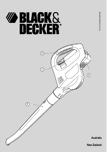 Manual Black and Decker BS118 Leaf Blower