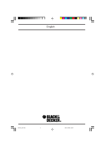 Handleiding Black and Decker GR120 Grasmaaier