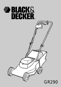 Manual Black and Decker GR270 Lawn Mower