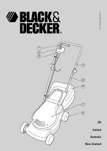 Manual Black and Decker GR348 Lawn Mower