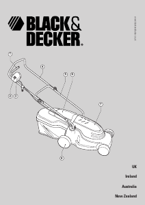 Manual Black and Decker GR369 Lawn Mower
