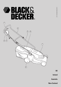 Handleiding Black and Decker GR369LM Grasmaaier