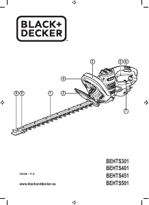 Használati útmutató Black and Decker BEHTS301 Sövénynyíró