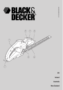 Manual Black and Decker GT115 Hedgecutter