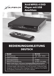 Bedienungsanleitung Superior DV 2136 DVD-player