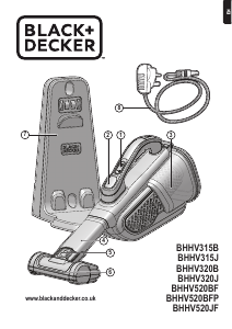 Manual Black and Decker BHHV315J Handheld Vacuum