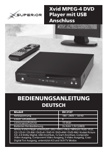 Bedienungsanleitung Superior DV 2137 DVD-player