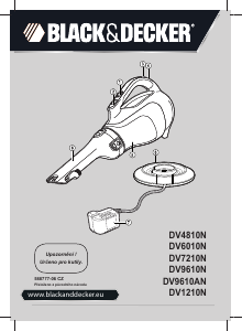 Manuál Black and Decker DV6010N Ruční vysavač