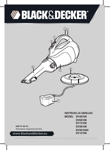 Instrukcja Black and Decker DV7210 Odkurzacz ręczny