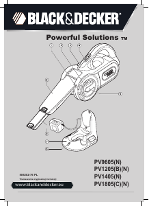 Instrukcja Black and Decker PV1205B Odkurzacz ręczny