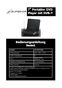 Bedienungsanleitung Superior TF-DTV7187D DVD-player
