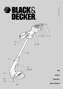Handleiding Black and Decker GL675 Grastrimmer