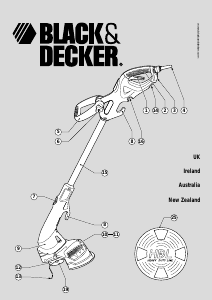 Handleiding Black and Decker GL685 Grastrimmer