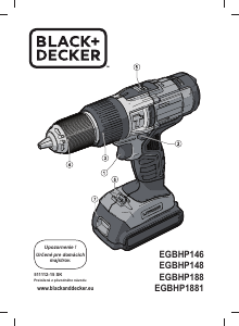 Návod Black and Decker EGBHP148 Stĺpová vŕtačka