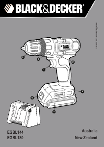 Handleiding Black and Decker EGBL180 Schroef-boormachine