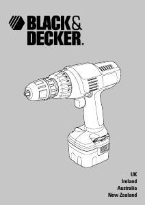 Manual Black and Decker KC14CE Drill-Driver