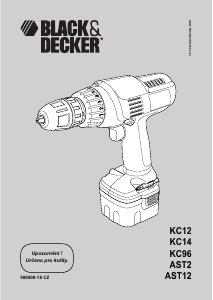 Manuál Black and Decker KC96CE Akušroubovák