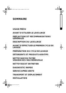 Mode d’emploi Laden EV 1045 Lave-linge