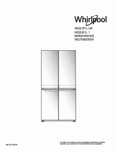 Manual Whirlpool WQ9 B1L 1 Fridge-Freezer