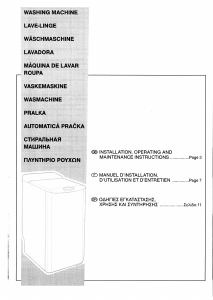 Mode d’emploi Brandt WTC0411E Lave-linge