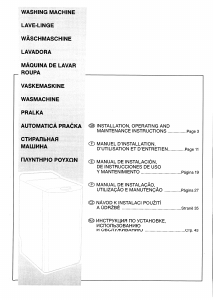 Mode d’emploi Brandt WTC1161K Lave-linge