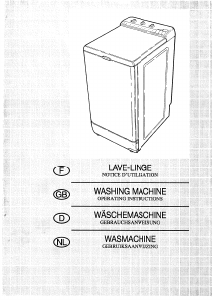Bedienungsanleitung Brandt WTL1261K Waschmaschine