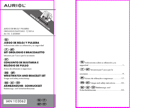 Bedienungsanleitung Auriol IAN 103062 Armbanduhr