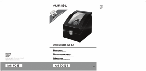 Manual Auriol IAN 90451 Cutie rotire ceasuri