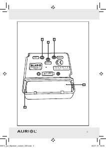 Manual Auriol IAN 66083 Clock