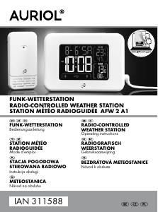 Manual Auriol IAN 311588 Weather Station
