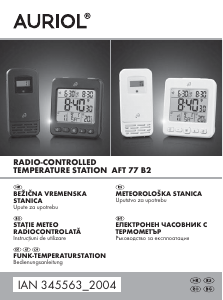 Bedienungsanleitung Auriol IAN 345563 Wetterstation