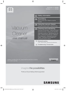 Manual Samsung SC05K41H0VB Vacuum Cleaner