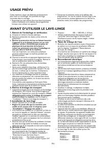 Mode d’emploi Laden EV 1190 Lave-linge