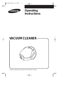 Manual Samsung VC-6313H Vacuum Cleaner