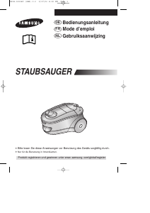 Bedienungsanleitung Samsung SC7866 Staubsauger